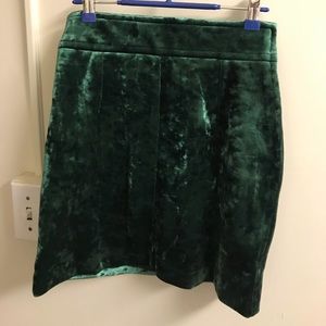 Sandro Velvet Mini Skirt